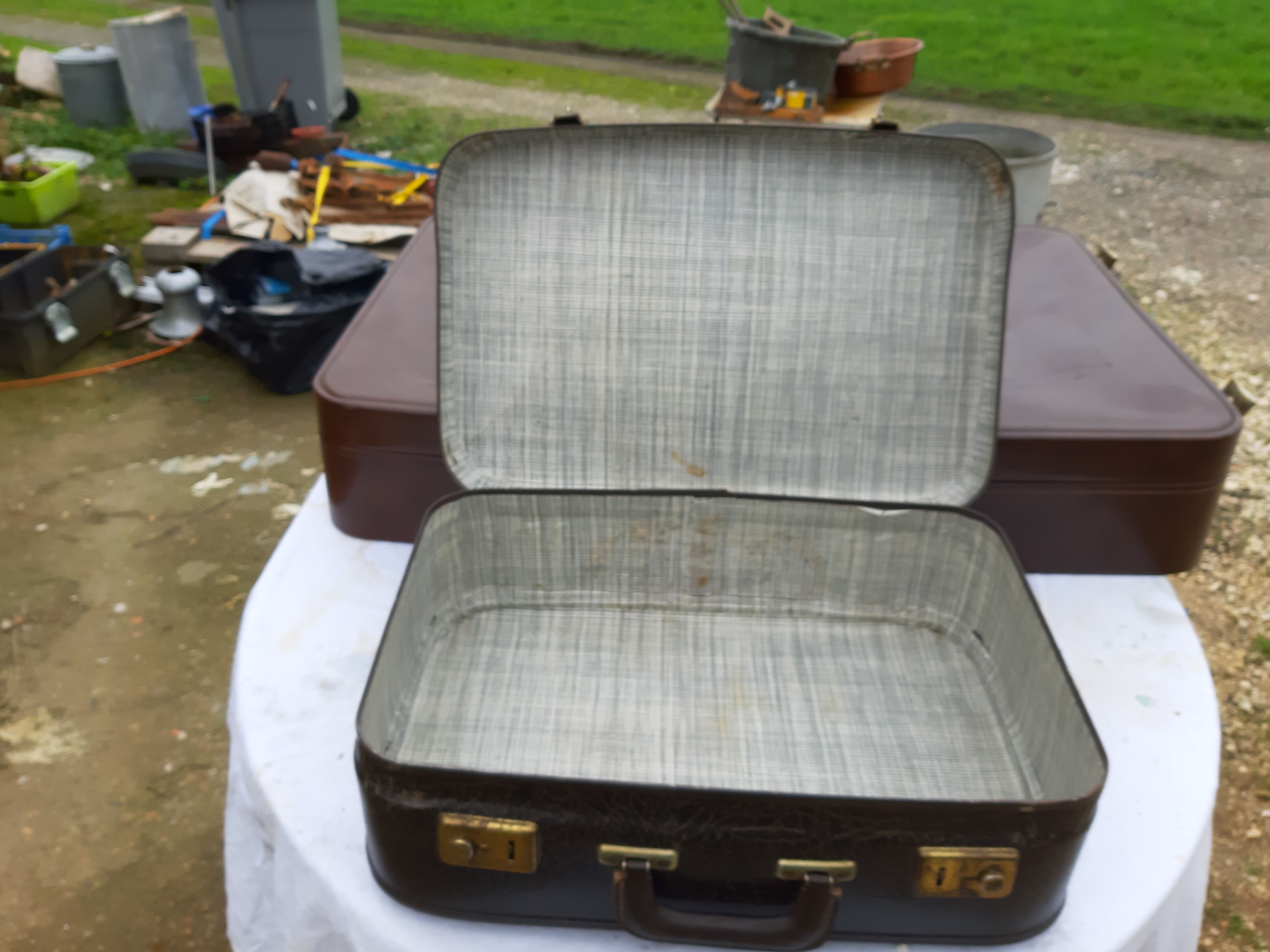 Lot de 4 valises vintage