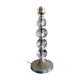 Antique Art Deco lamp base in metal and glass