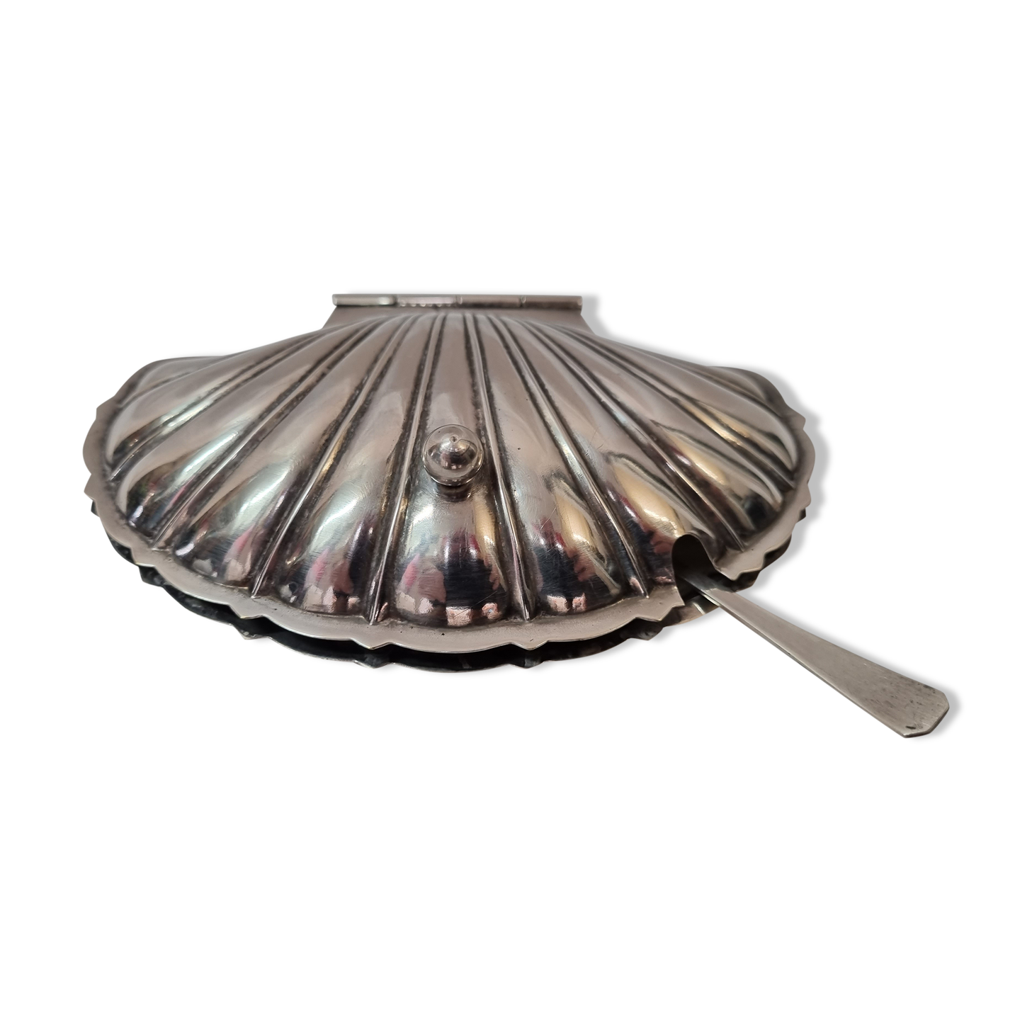 Beurrier argent coquille st jacques