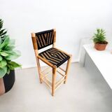 Handcrafted bar stool
