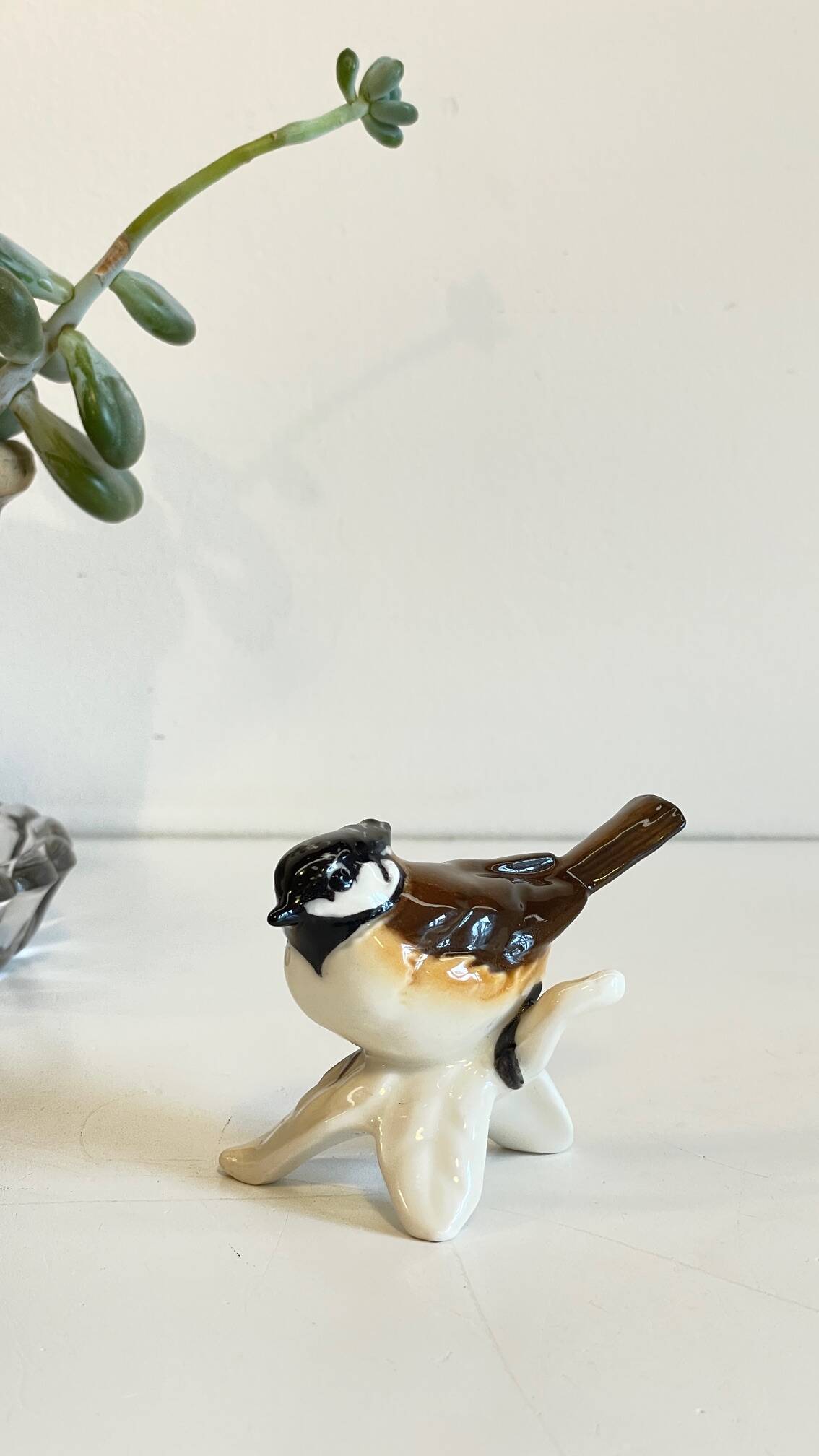 Small bird vintage german porcelain