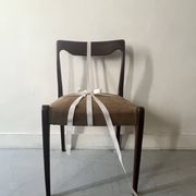 Scandinavian chair in teak & velvet by Niels Otto Moller, Denmark 1950