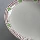 Footed compote Digoin Sarreguemines Pise, vintage earthenware