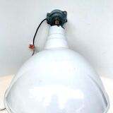 White enamelle tole wall lamp ø 31 cm brand benjamin usa