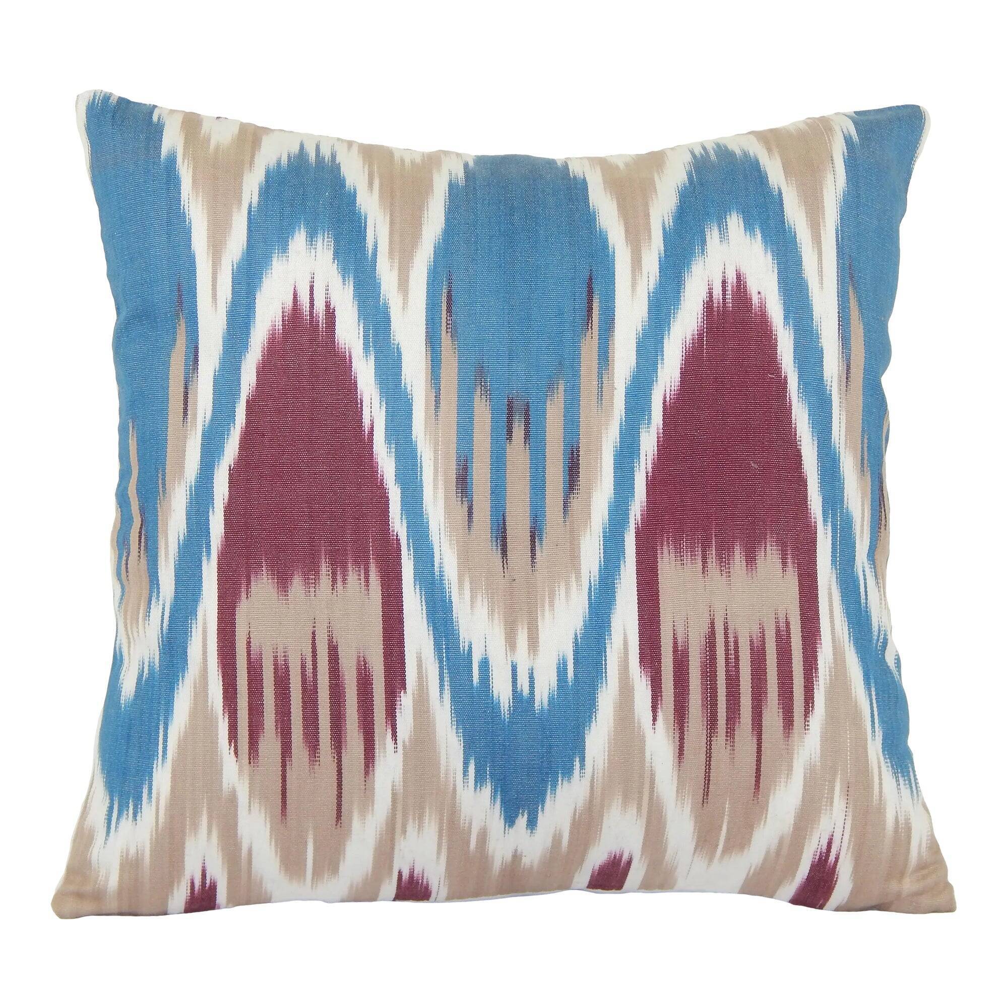 Vintage ikat cushion cover 30x33 cm