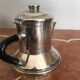 Art deco egoist coffee pot silver metal christian dior