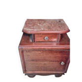 nightstand with marble top