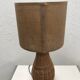 Rattan lamp and jute lampshade