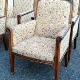 Art Nouveau living room: 4 armchairs + Jugendstil sofa 1900 chair
