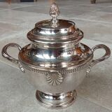 Old silver-plated coffee service