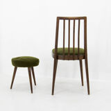Set of Chair and Stool, Czechoslovakia, 1960s