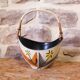 Ceramic basket with floral decoration - Elchinger France