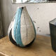 Artisan cracked earth vase