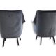 Ensemble de fauteuils club années 1950