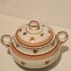 Sucrier porcelaine de Limoges B&C décor floral