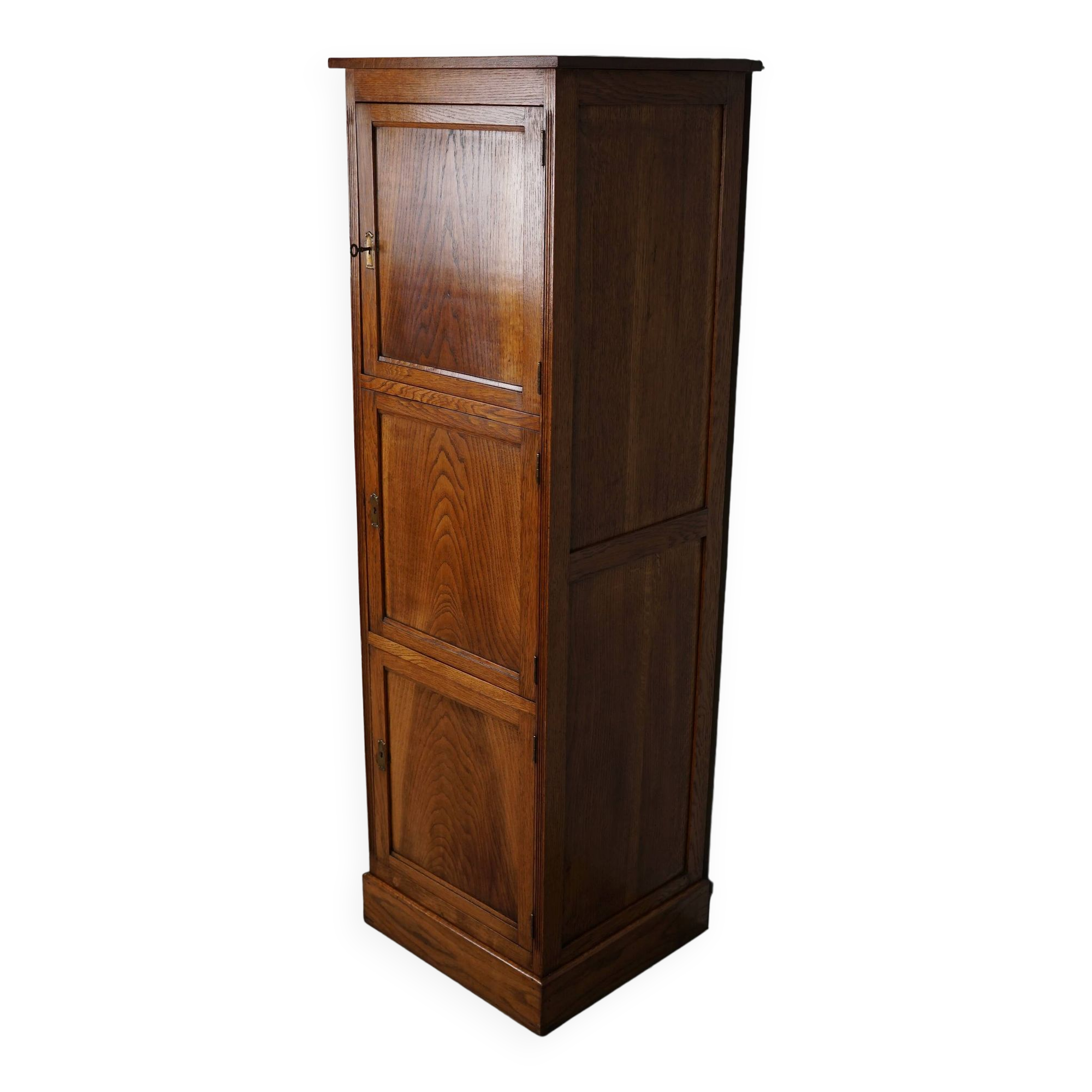 Antique Dutch Oak Locker / Filing Cabinet, 1920/30s