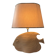 Lampe vintage poisson en terre cuite signé années 70