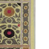 Hand knotted rug, vintage Turkish rug 83x85 cm
