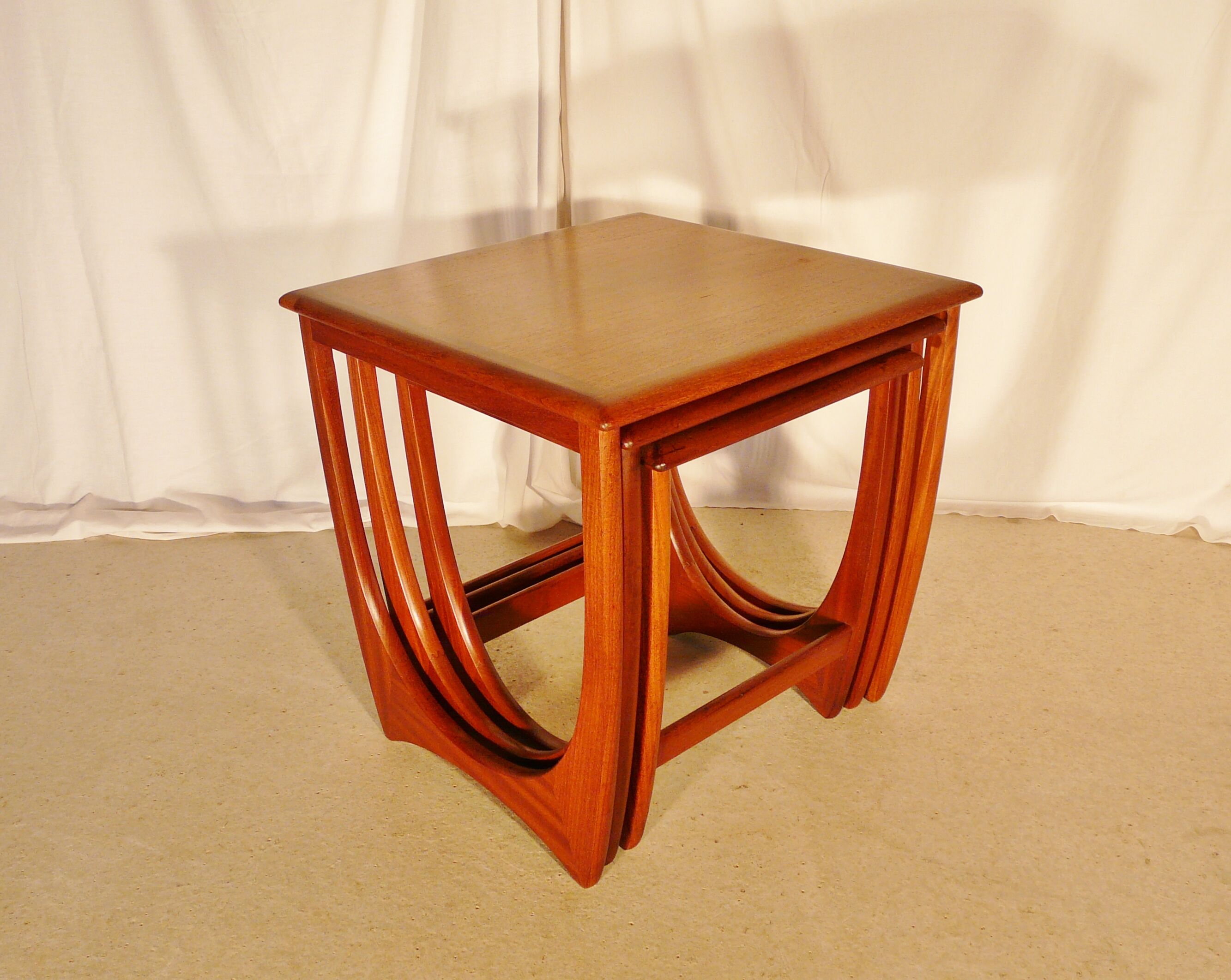 Scandinavian teak nesting tables brand G Plan