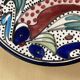 Multicolored fish ceramic decorative wall plates