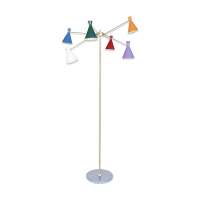 Lampadaire italien 6 bras