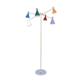 Lampadaire italien 6 bras