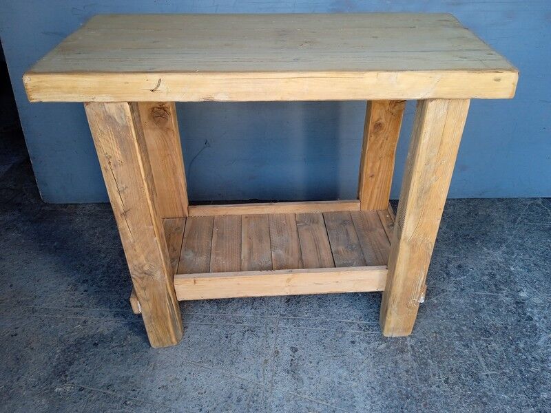 Workbench 100cm old solid wood