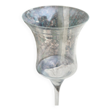 Vase en verre sur pied en coupe de champagne 100cm
