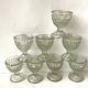 8 coquetiers en verre vintage