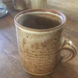 Large mug stoneware signed Roger Jacques