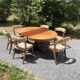 Table et chaises bauman