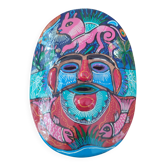 Masque mexicain peint à la main