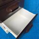 Meuble de rangement/commode/caisson vintage 1970 en resine marron et i