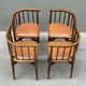 Thonet set of 4 built-in chairs 60s / 70s