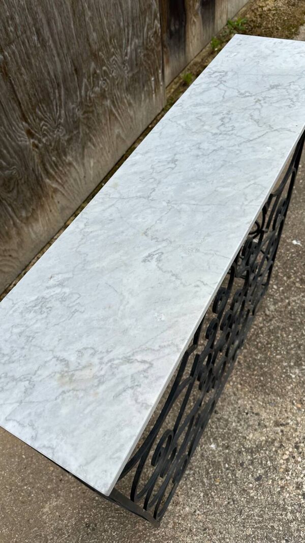 Console en fer forgé