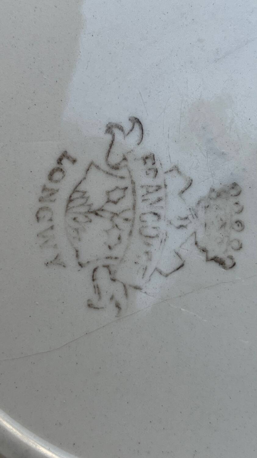 Set of 6 Longwy flat plates