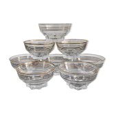 Vintage art deco style champagne cups/cups
