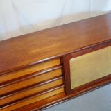 Scandinavian teak line sideboard