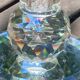 Crystal tealight candle holder