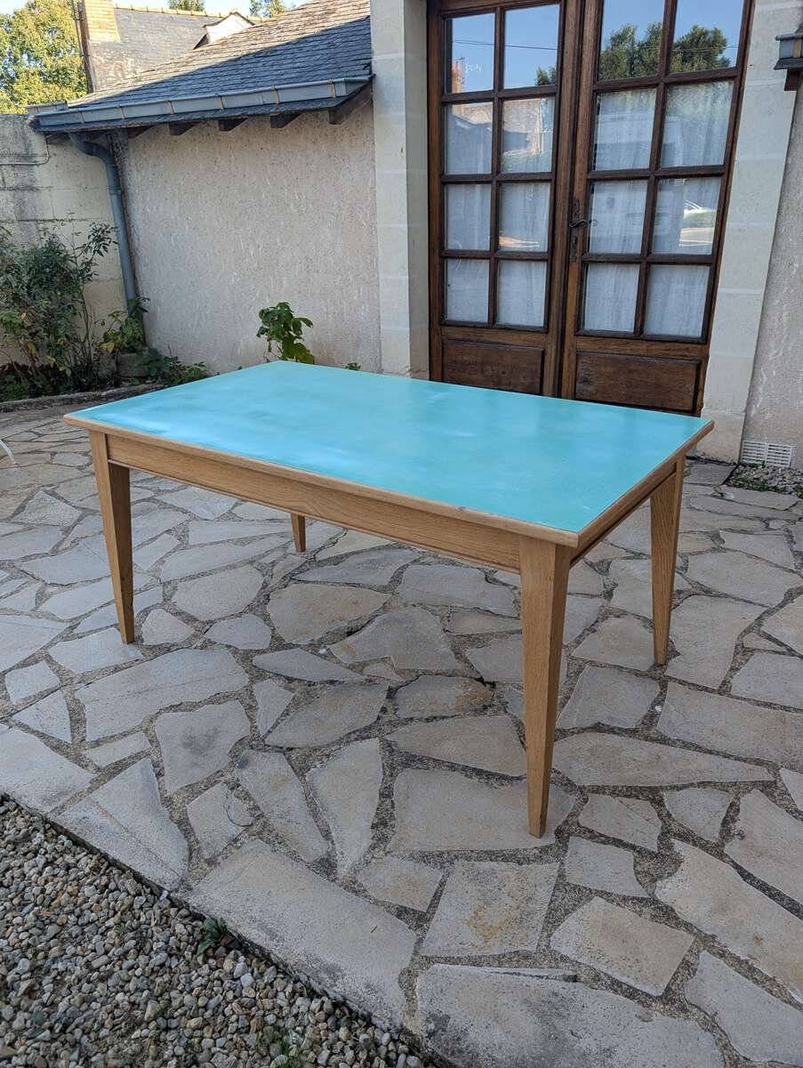 Table rectangulaire vintage