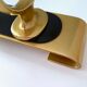 Vintage Wall Coat Rack, Brass, Mid Century Interior