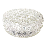 Bubble molded glass ceiling lamp