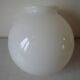 Old white opaline ball globe lampshade 20 cm chandelier lamp fixture 01/11B