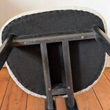 Set of 4 Oak "T-Shape" dining chairs