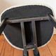 Set of 4 Oak "T-Shape" dining chairs