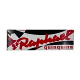 Plaque Saint Raphael Quinquina Courbet Synémail Paris