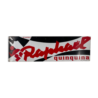Plaque Saint Raphael Quinquina Courbet Synémail Paris