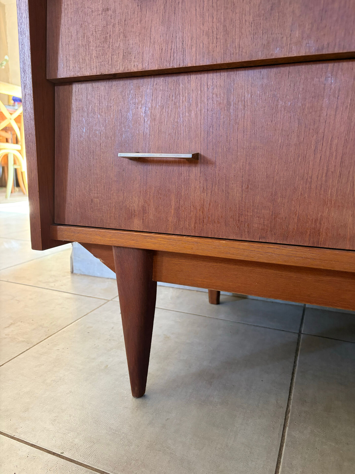 Vintage Scandinavian library secretary