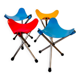 Set of 4 LALLEMAND stools