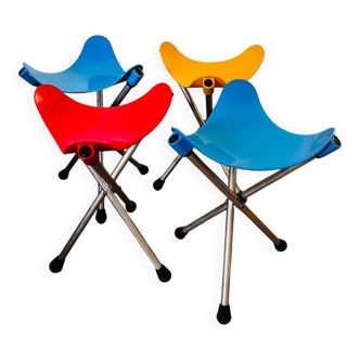 Set of 4 LALLEMAND stools